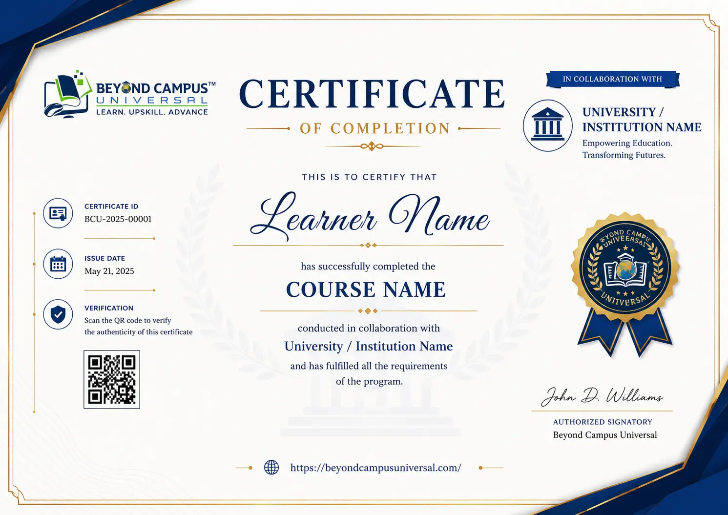 Certification Image