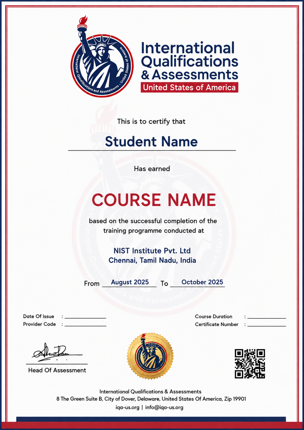 Certification Image