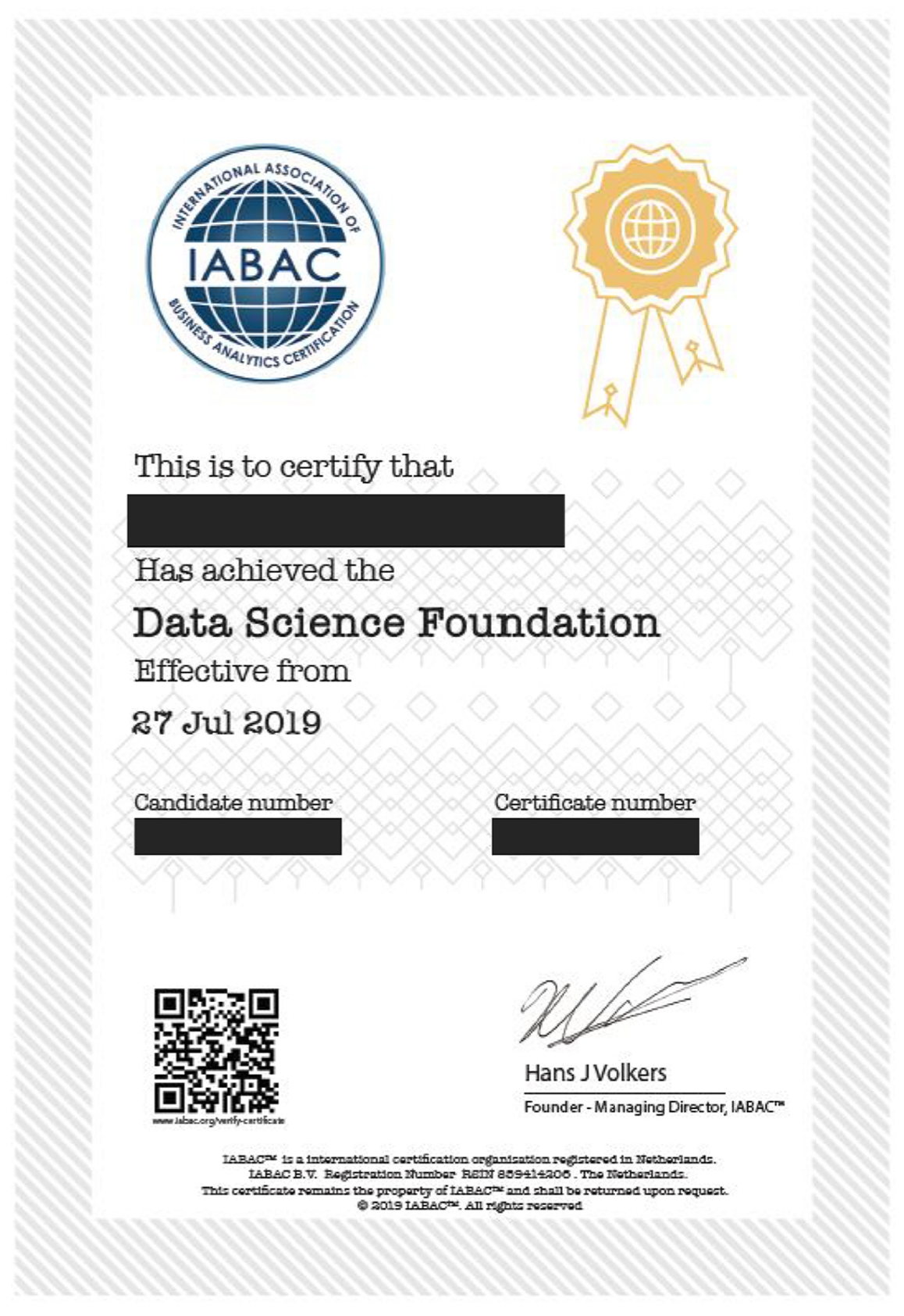 Certification Image