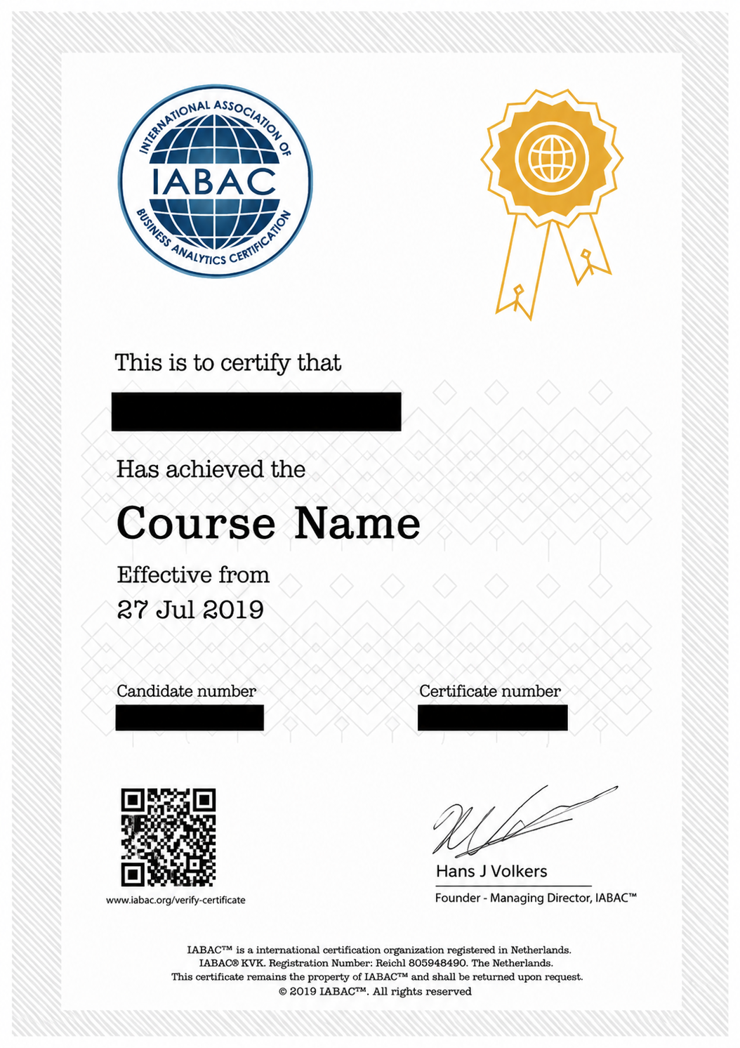 Certification Image